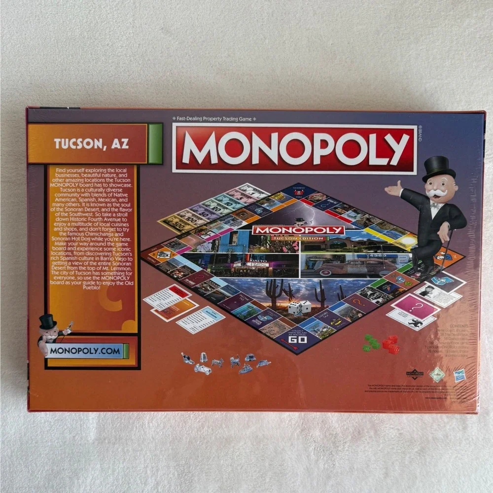 New Sealed Monopoly Tucson‎ Edition Board Game Hasbro 2024